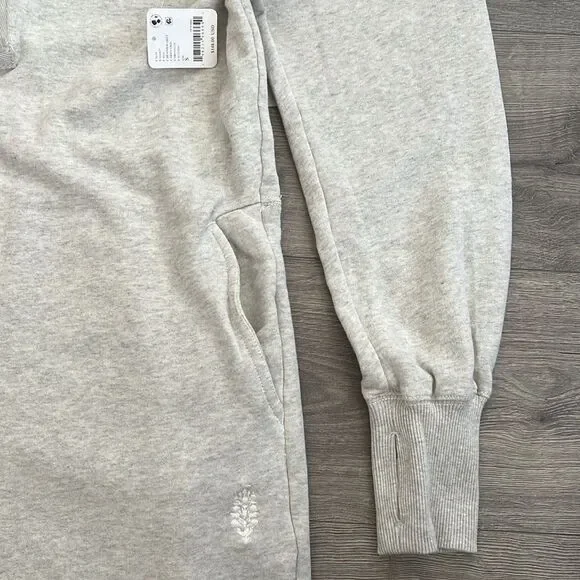 Free People Movement x HATCH Warm Up Maternity Jumpsuit Small Gray Loungewear